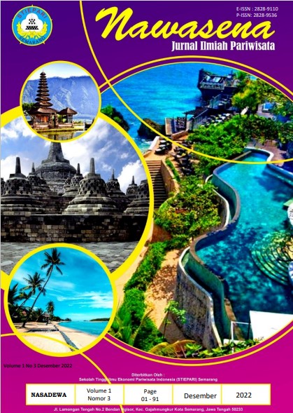 					View Vol. 1 No. 3 (2022): Desember : Nawasena: Jurnal Ilmiah Pariwisata
				