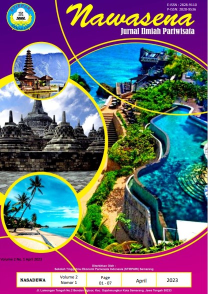 					View Vol. 3 No. 3 (2024): Desember : Jurnal Ilmiah Pariwisata 
				